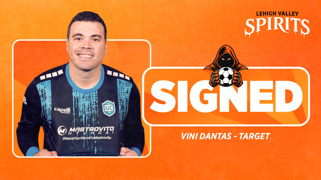 Three-Time Champion, MASL MVP Vini Dantas Joins Spirits